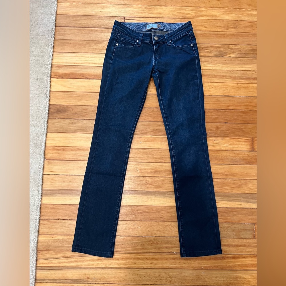 Paige dark denim jeans 31” inseam size 25